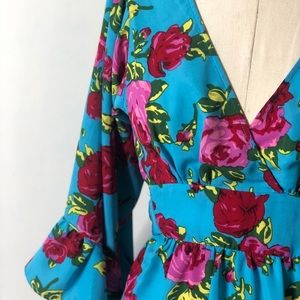 Betsy Johnson Floral Top